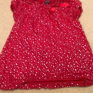 Red/silver top Xl (14-16)